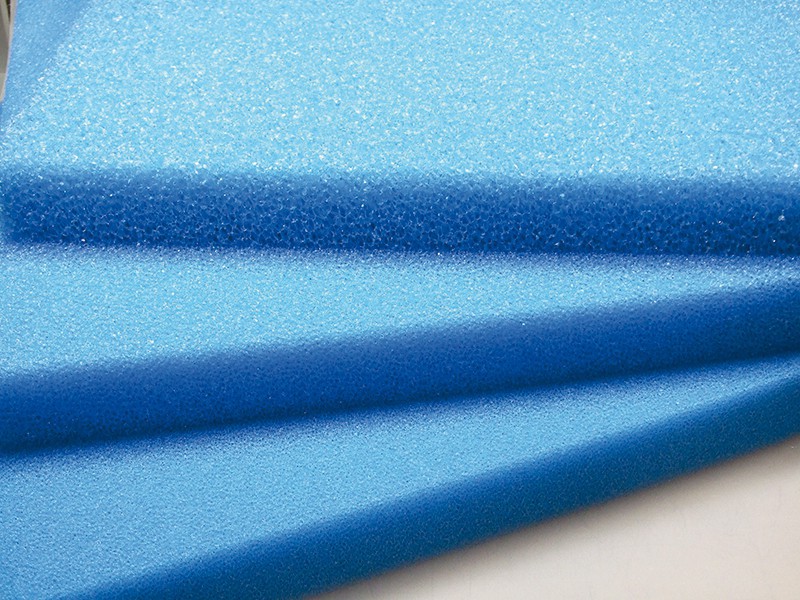 Blaue-Filterschaummatte 50 x 50 x 3cm